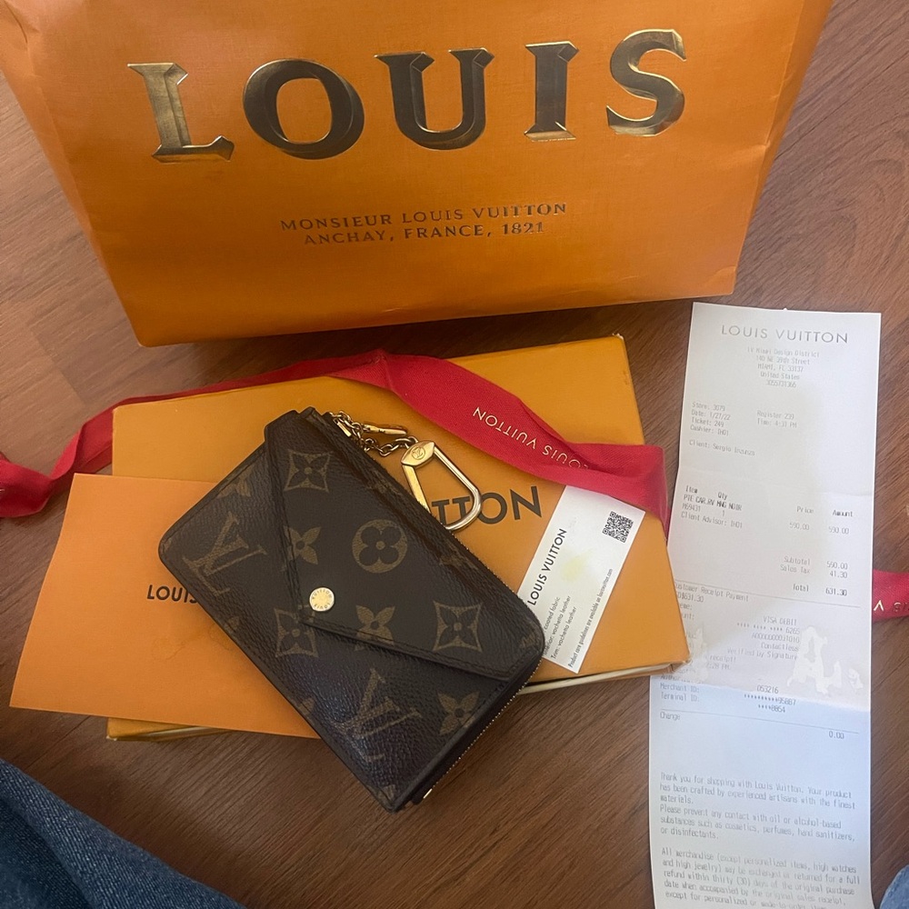 AUTHENTIC LV Monogrammed Wallet/Card Holder